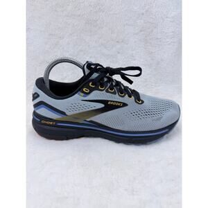 Brooks Ghost 15 Womens Running Shoes Light Blue Black Yellow Size 8 B